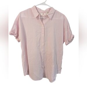 Levi's, Soft Pink Shirt, Size L